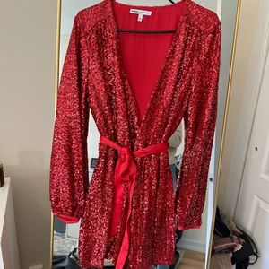 Express x Olivia Culpo Sequin Party Dress (XS)